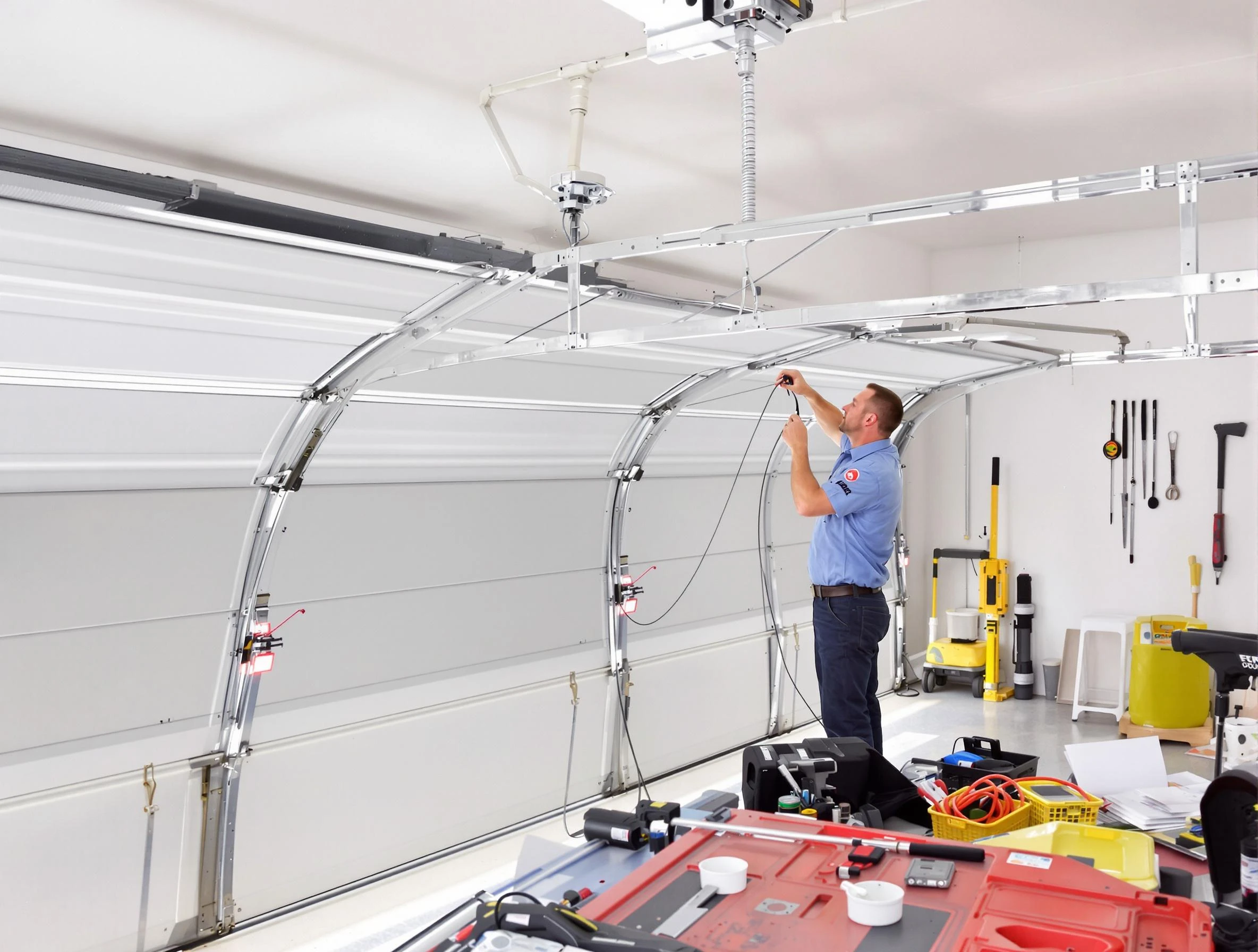 Garage door cable repair service by Piscataway Garage Door Repair in Piscataway