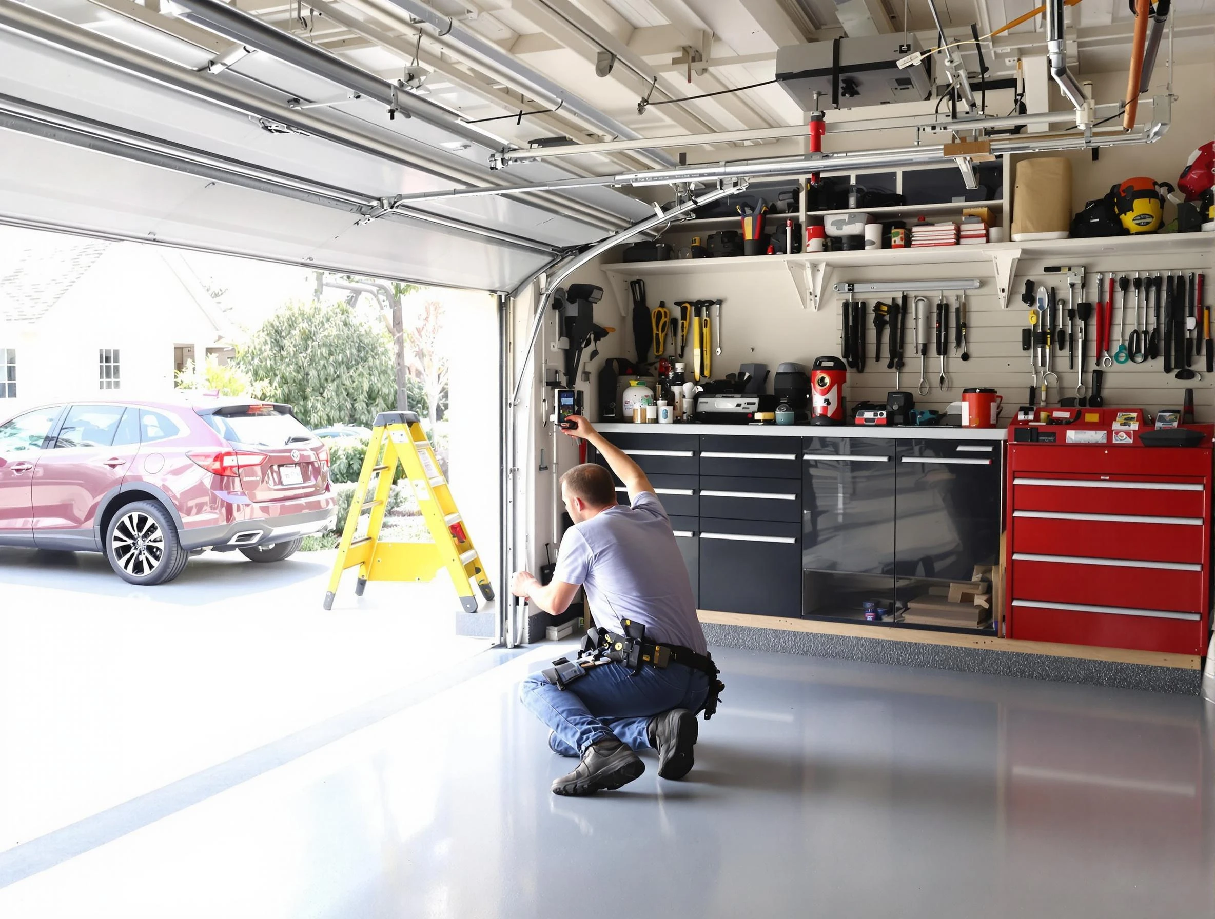 Local garage door repair service by Piscataway Garage Door Repair in Piscataway